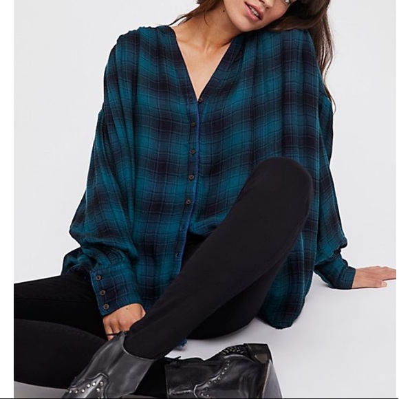 Free People Tops - Free People Come Over Buttondown Top
